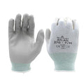 SHOWA Atlas 370W Professional Nitrile Work Gloves, Breathable High-Dexterity Precision Grip for Landscaping, Gardening & Assembly, General Purpose Gloves, White, Medium, 12-Pack