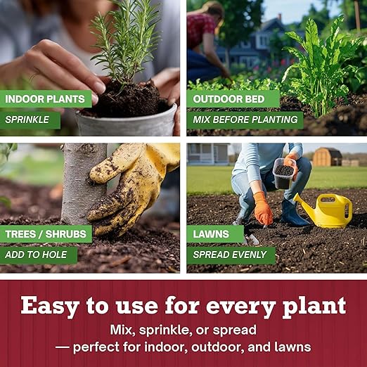Brut Organic Worm Castings – 30 Lb – Garden's Elixir for Thriving Blooms & Harvests! (6 Pack)