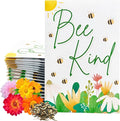 Wildflower Seed Packets Bee Kind Party Favors (Pack of 30) - Bee Friendly & Pollinator Wildflower Seed for Planting Gardening