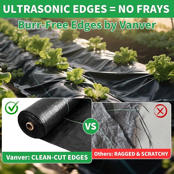 4ftx100ft Garden Landscape Fabric Weed Barrier Fabric Heavy Duty,Weed Blocker Fabric, Geotextile Fabric Under Gravel,Garden Tarp to Prevent Weeds, Landscaping Fabric
