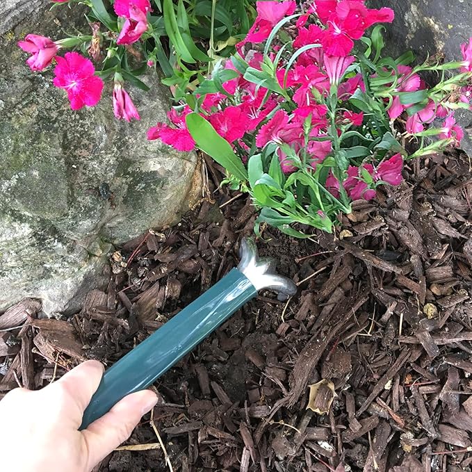 Trake, Trowel and Rake Garden Hand Tool Combo, Lightweight & Durable Garden Tool with Comfortable Grip for Planting & Cultivating