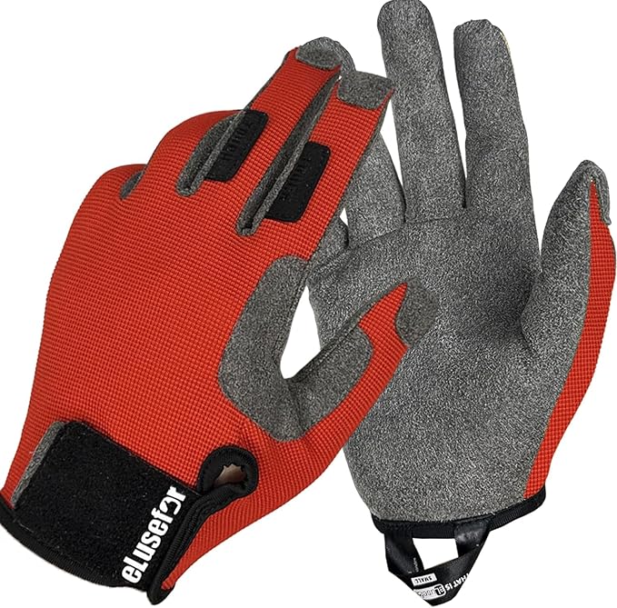 Dexterity Upgraded Utility Gloves – Seamless Wrap-Fingers Design & Knuckle Touchscreen Capability
