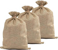 Burlap Bags- 20" × 30" Natural Jute Burlap Sacks, Reusable Plant Grow Bags Root Vegetable Holders Strong Potato Sacks for Gardening Planting Food Storage