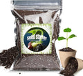 Organic Seed Starter Premium Potting Soil Mix 10qt, All Natural Seed Starter Mix for Fast Germination and Vigorous Seedlings with Strong Root Systems