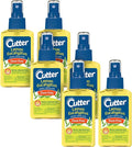 Cutter Lemon Eucalyptus Insect Repellent 4 Ounces, DEET-Free Pump Spray, 6 Pack