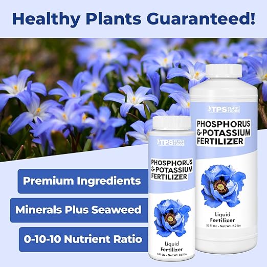 Phosphorus and Potassium Fertilizer, Complete Liquid Phosphorus and Potassium for Plants, 8 oz (250mL)