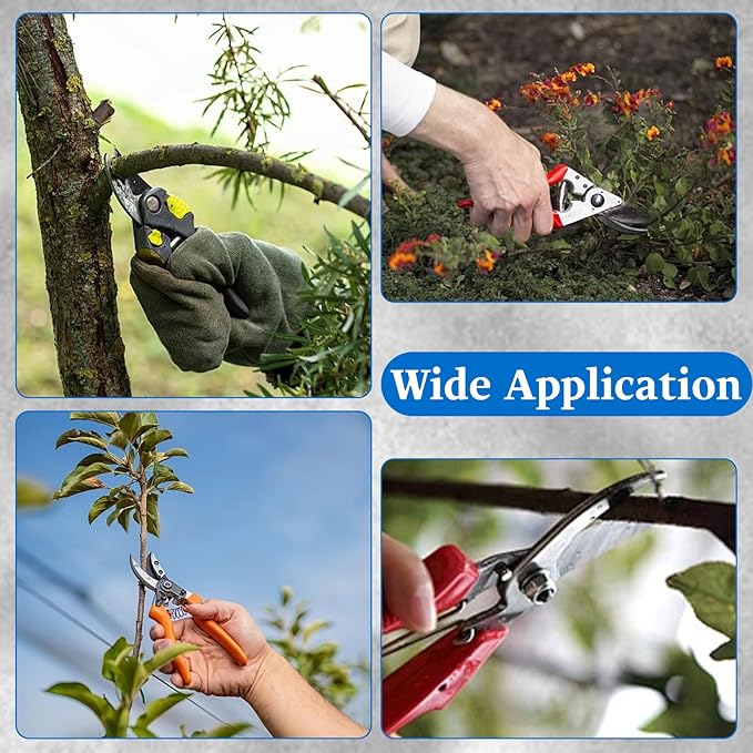 4-in-1 Set Hand Pruner Replacement Kit (2/3-1) for Pruners Models F2, F4 &F11, Spare Blade, 2 Springs & Adjustment Key, Replacement for Garden Shears & Clippers