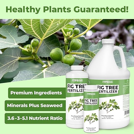 Fig Tree Fertilizer for Fig Trees, Great for Other Ficus Tree Varieties, Liquid Fertilizer by TPS Plant Foods, 1 Gallon (128 oz)