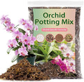 Premium Orchid Potting Mix for Repotting,2 Quarts Orchid Soil for Various Orchid Types,Orchid Specific Formula Blends Natural Pine Bark,Perlite,Coco Peat & Dried Forest Moss