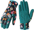 Trifabricy Gardening Gloves for Women, Breathable leather Garden Gloves with Grip, Thorn-Proof Puncture-Resistant Work Gloves