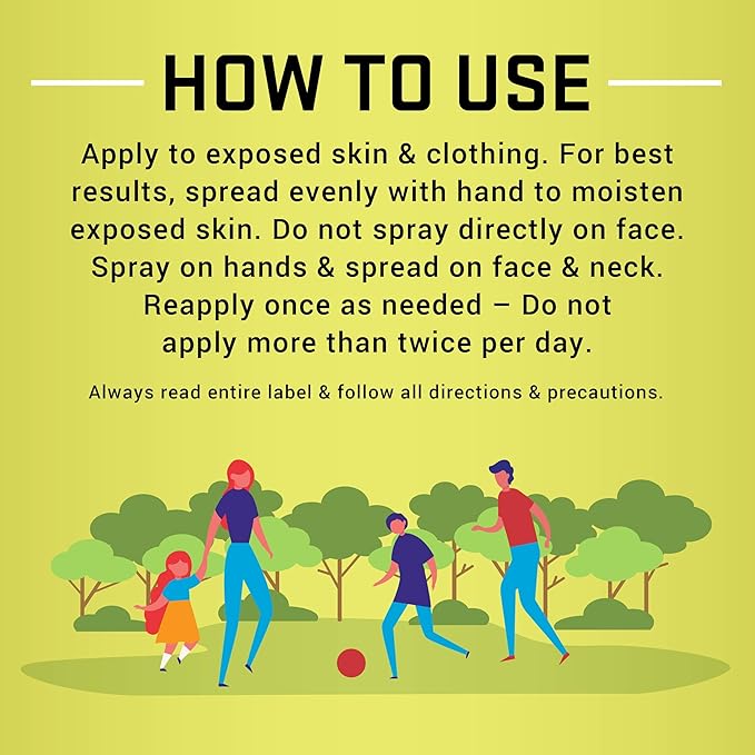 Repel Plant-Based Lemon Eucalyptus Insect Repellent, 4 Ounces, DEET-Free Pump Insect Repellent Repels Mosquitoes For 6 Hours With Plant-Based Ingredients, 2 Pack