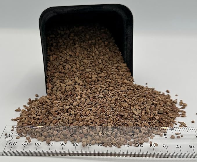 Calcined Clay for Bonsai 2 Quarts 1/8" Succulent Cactus Indoor Plants Horticultural Soil Amendment Additive Regulates Moisture High Porosity Fast Drainage and Aeration Like Akadama Awesome Industries