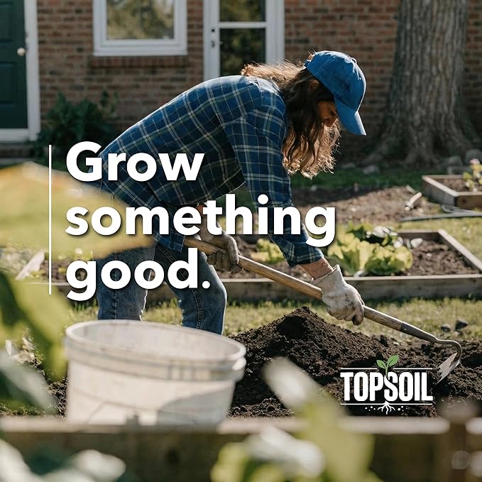All Purpose Top Soil Pail, Garden Potting Soil Indoor Plants Mix and Potting Soil Outdoor Plants, Versatile Potting Mix for Flowers Vegetables Shrubs and Landscaping (35 lb)