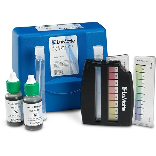 Lamotte Water Testing Kit, pH, Range 3.0 to 10.5