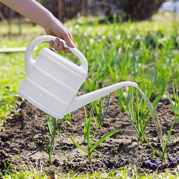 ZXJ Small Plant Watering Can - 1/3 Gallon - White