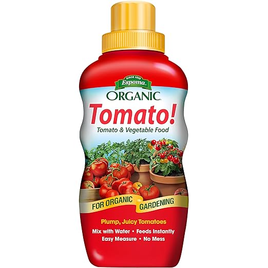 Espoma Organic 16 Ounce Concentrated Tomato! Plant Food - Plant Fertilizer for All Types of Tomatoes and Other Vegetables. for Organic Gardening. Pack of 2
