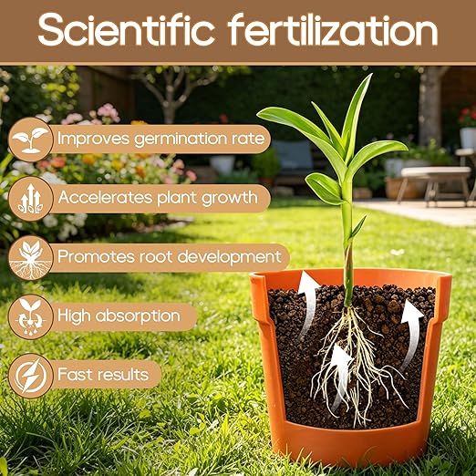 Soil Activator for Plants, Soil Pro Activator, Soil Revitalizer Organic and Plant Fertilizers, Soil Conditioner, Water-Soluble Formula Promotes Root Growth & Nutrient Uptake 120g (1Pcs)