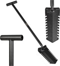 CKG Metal Detecting Shovel Digging Tool with Double Serrated Blade – Heavy Duty Digger Garden Root Cutter T-Handle Spade Professional Metal Detector Accessories, Single