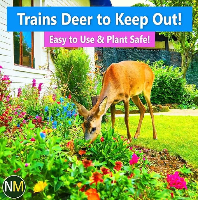 Nature's MACE Deer Repellent Granular, 6 Pounds, Repel Deer from Your Garden, Yard, Flowers, Protect Plants Fast, Deer Repellent for Plants, Create a Deer Free Barrier, Deer and Rabbit Repellent