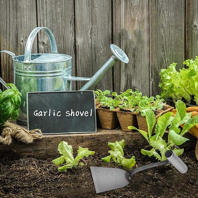 Garden Shovel Trowel Garden Tool, Gardening Tools Set Include Wide Garden Trowel, Hand Shovel, Small Shovels for Digging, Planting, Transplanting, Weeding- Gardening (silvery, One Size)