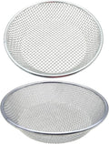 2PCS YUEBM Gardening Sand Soil Compost Sifter Perfect for 5 Gallon Bucket, 1/4 Inch Mesh, 1/8 Inch Mesh