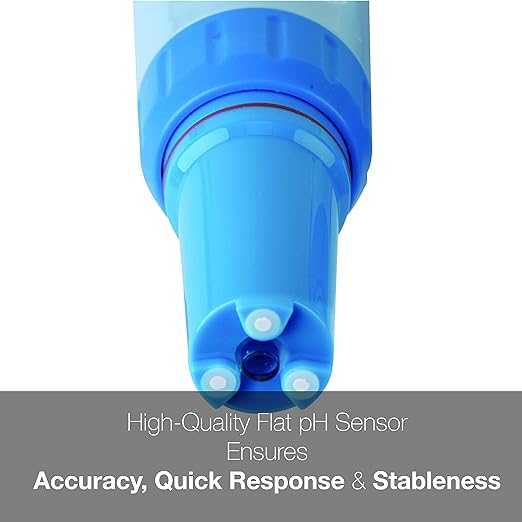Apera Instruments, LLC-AI312 Apera Instruments Premium Series PH60F Flat pH Pocket Tester Kit for Surface pH Test e.g. Skin, Textiles, Paper, etc, ±0.01 pH Accuracy