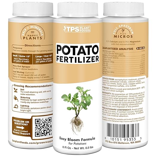 Potato Fertilizer, Complete Liquid Potato Plant Food, 32 oz (1 Quart)