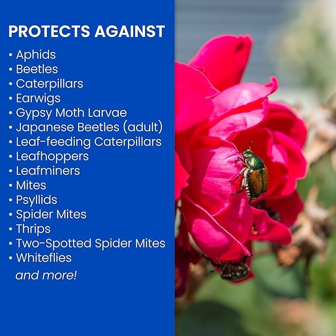 BioAdvanced 3-in-1 Insect and Mite Plant Bug Spray, Pest Control Concentrate, Disease Control