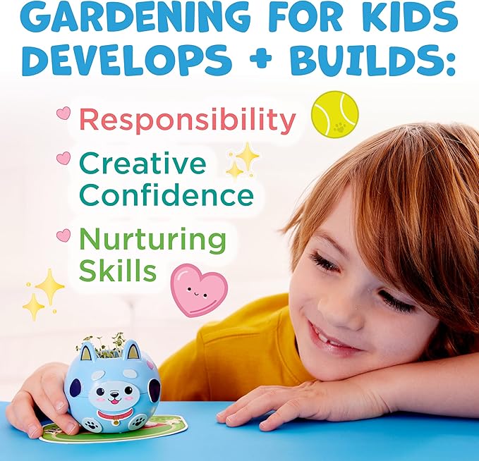 Creativity for Kids Plant-A-Pet: Puppy Toys for Girls - Mini Gifts for Girls, Arts and Crafts for Kids, DIY Activity Set & Spring Crafts (Ages 6+)