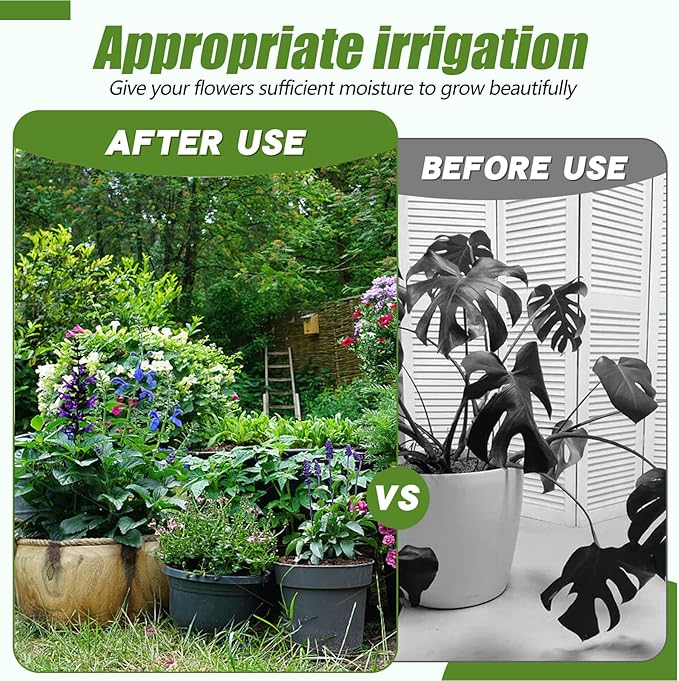 Plastic Watering Can - for Indoor and Outdoor Home Garden Plants - with Long Spout - Grey - 1/4 Gallon