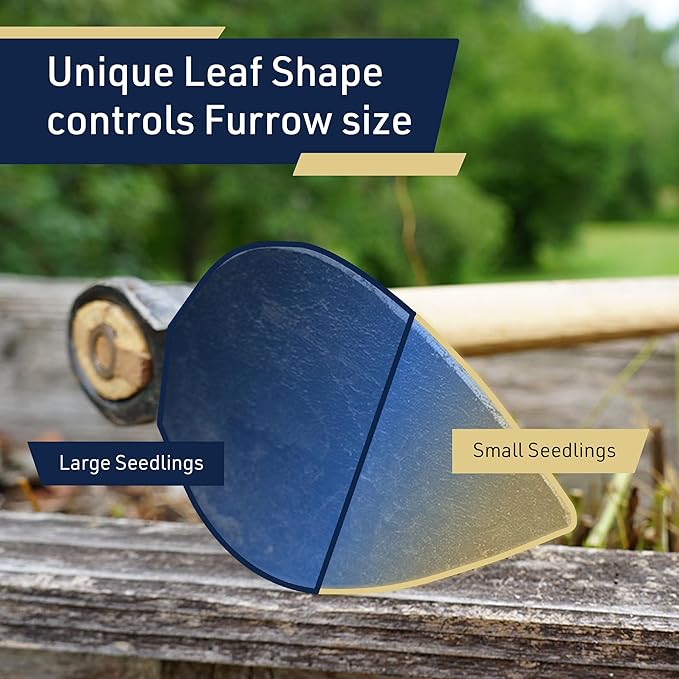 Kings County Tools Hoe Garden Tool - 16.5” Leaf-Shaped Steel Garden Hoe with European Ash Wood Handle - Heavy Duty Multipurpose Gardening Hand Tools for Weeding, Digging, and Loosening Soil