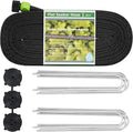 Garden Soaker Hose 25ft Save 70% Water, Leakproof Design Double Layer Drip Sprinkler Hose for Garden Bed