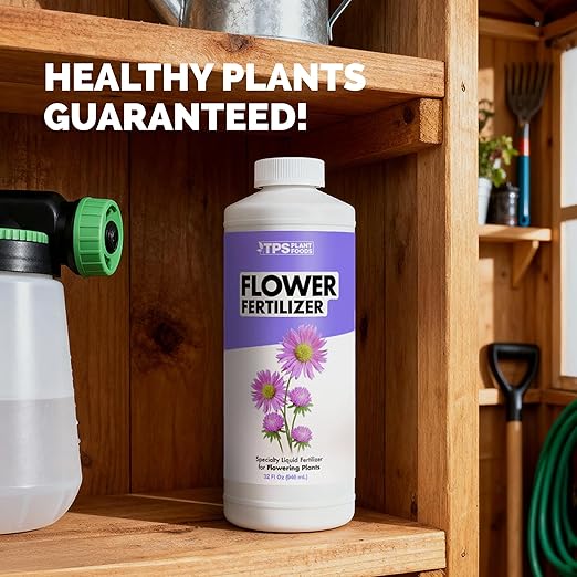 Flower Fertilizer – Liquid Plant Food for More Blooms, Bigger Flowers & Vibrant Color, 1 Gallon