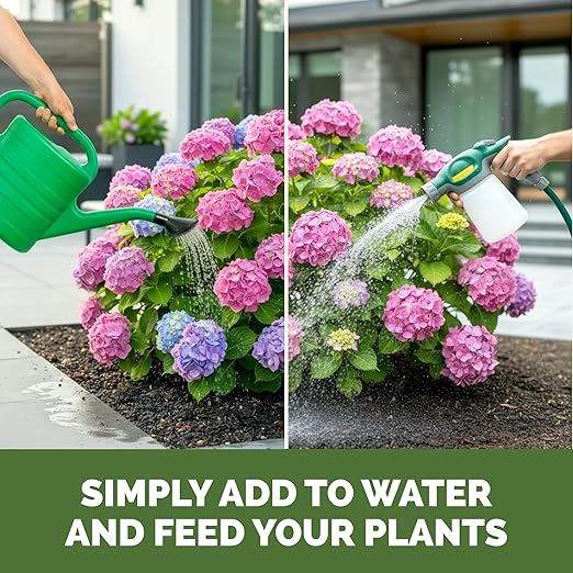 Hydrangea Fertilizer for Acid Loving Plants, Liquid Plant Food, 1 Gallon (128 oz)