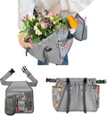 Gardening Apron Garden Tool Belt Set with Tool Pockets, Versatile Garden Tool Organizer for Women, Perfect for Fruit Harvesting and Weeding, Gardening Gifts for Mom, Wife and Gardeners