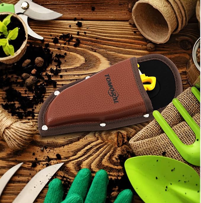 Pruner Holster Pruning Shears Hanging Pouch PU Leather Pliers Pruner Holder for Hand Pruner, Garden Shears,Clippers1