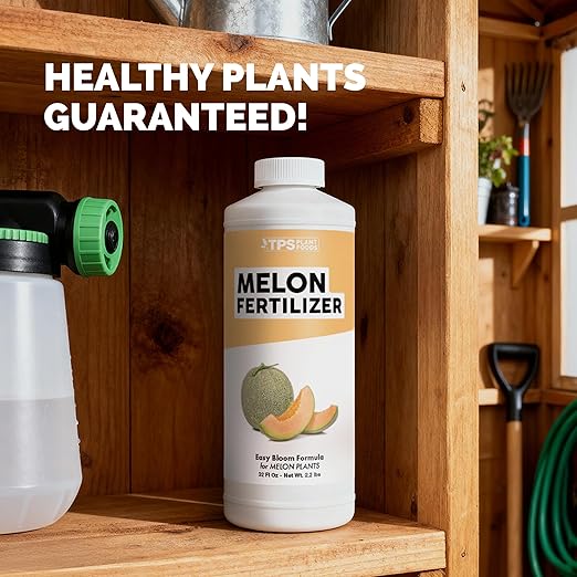 Melon Fertilizer – Liquid Plant Food for Bigger Melons, Stronger Vines & Better Fruit Development, 1 Gallon