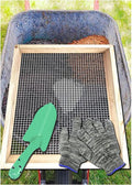 Soil Sifter, Dirt Sifter for Gardening, Compost Sifter, Garden Sieve, Light Wood Sifter for Rocks, Screen Sifter Top Soil/Peat Moss/Worm/Leaves/Loam Soil/Sand,Great Garden Tool for Plants & Vegetables