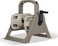 Suncast 100 ft. Portable Wall Mount Garden Hose Reel, Taupe