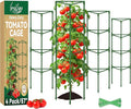 Legigo 4 Pack 57 Inch Tomato Cage for Garden, Heavy-Duty Tomato Trellis Plant Support Stakes, Adjustable Garden Trellis Plant Cage for Climbing Plants Peppers Outdoor Raised Garden Bed and Vegetables