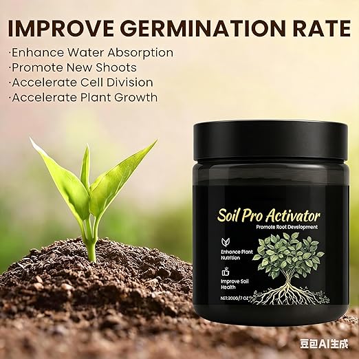 Soil Pro Activator for Plants, Organic Soil Pro Activators and Plant Fertilizers, Lawn & Garden Soil Conditioner, Promotes Root Growth & Nutrient Uptake (3Pcs)