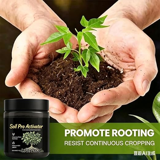 Soil Pro Activator for Plants, Organic Soil Pro Activators and Plant Fertilizers, Lawn & Garden Soil Conditioner, Promotes Root Growth & Nutrient Uptake (2Pcs)