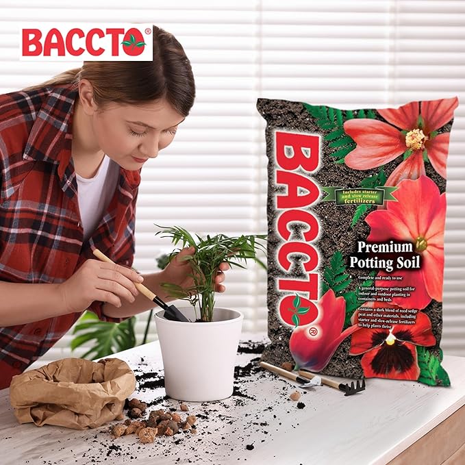 Michigan Peat General All Purpose Potting Soil with Perlite for Indoor Outdoor Pots, Planters, Raised Bed, and Container Gardening, 50 Pounds (3 Pack)