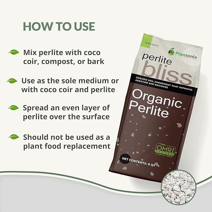 Coco Coir + Organic Perlite + Mycorrhizal Root Inoculant + Worm Castings + Neem Meal Fertilizer - All Natural Plant Fertilizer & Potting Soil Mix - Organic Coco Coir for Plants, Flowers, & Gardening