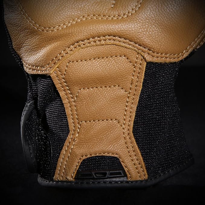 Ironclad Ranchworx Work Gloves RWG2, Premier Leather Work Glove, Performance Fit, Durable, Machine Washable, RWG2-02-S, Brown/Black, Small (Pack of 1)