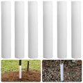 6pcs Corrugated Tree Guards,Diameter 1.96" PP Tree Trunk Protectors,Tree Bark Protector Tube Wraps to Protect Saplings Plants from Deer Rabbit Cats Rodents Mowers (6pcs)