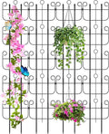 Trellis for Climbing Plants Indoor, Expandable Heavy-Duty Metal Trellis for Potted Plants Outdoor, Flowers Vine Ivy, Sturdy Houseplant Pothos Plant Climber Support, 20 Pack