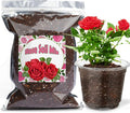 Doter Organic Rose Soil Mix, Indoor Plants Potting Mix for All Potted Rose, Grow Healthy houseplants Indoors