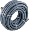 Camco EvoFlex 50-Ft Water Hose - RV Drinking Water Hose Contains No Lead, No BPA & No Phthalate - Flexible Design w/Stainless Steel Strain Relief Ends - 5/8” Inside Diameter, Slate (22584)