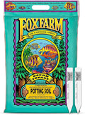 FoxFarm Ocean Forest Potting Soil with 2 Plant Tags, 12 Quarts - Light, Aerated Texture with Fish Meal, Crab Meal, Earthworm Castings - Houseplant Potting Mix for Seedlings & Plant Starts